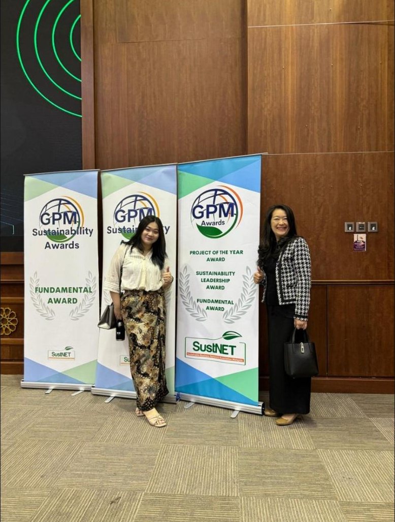 Organique Essentielle team at the GPM Sustainability Award ceremony