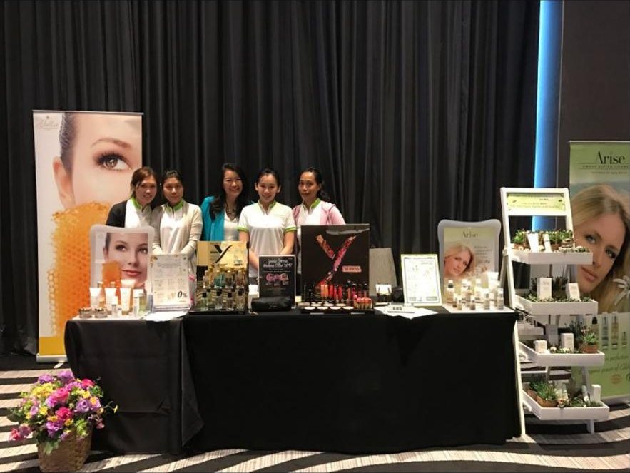 Celebrity Beauté booth at The Inaugural Summit 2017